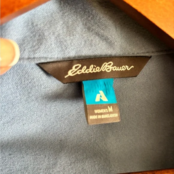 Eddie Bauer jacket First Ascent Sandstone Softshell color-Blue Size Medium - Picture 4 of 10